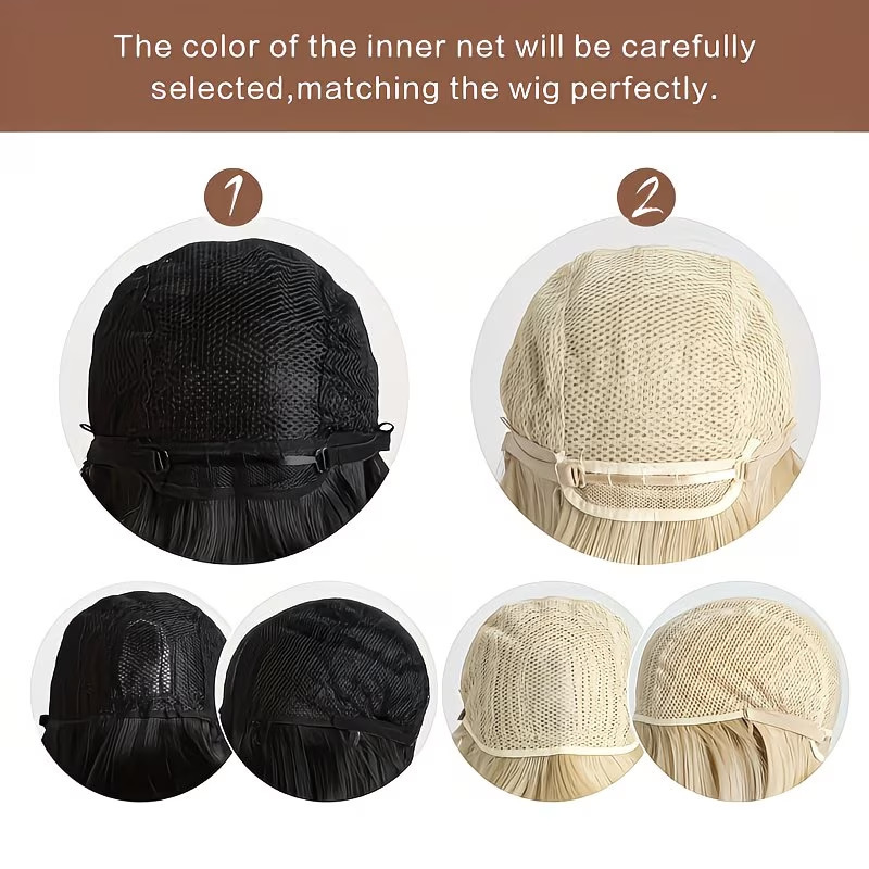 Airy bangs short bob wig, ligh - огляд і ціна Wig Fiber Net