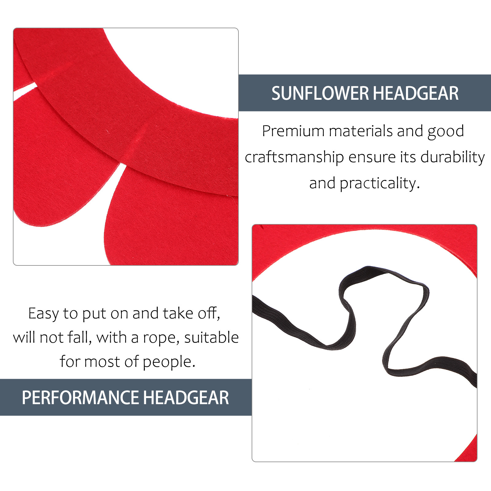 2Pcs Premium Felt Sunflower He - огляд і ціна Easy Cosplay Prop