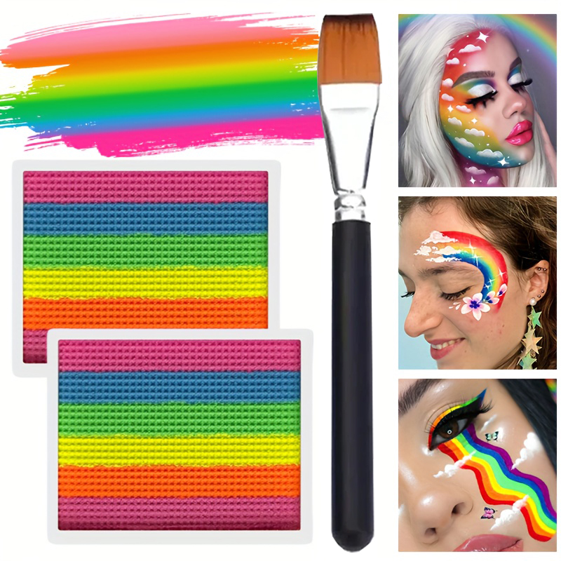 Rainbow Face and Body Paint Se - огляд і ціна Cosplay Prop Paint