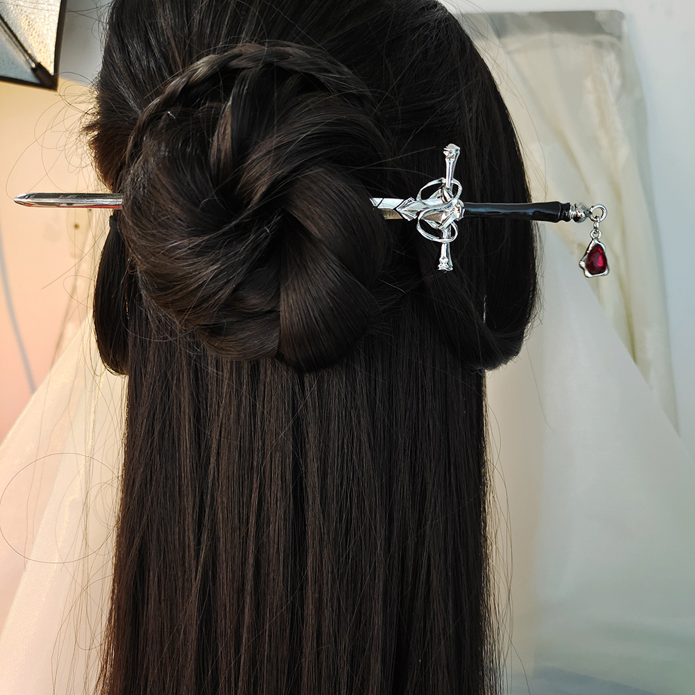 Chinese Sword Shaped Hair Stic - огляд і ціна Cosplay Prop Dagger