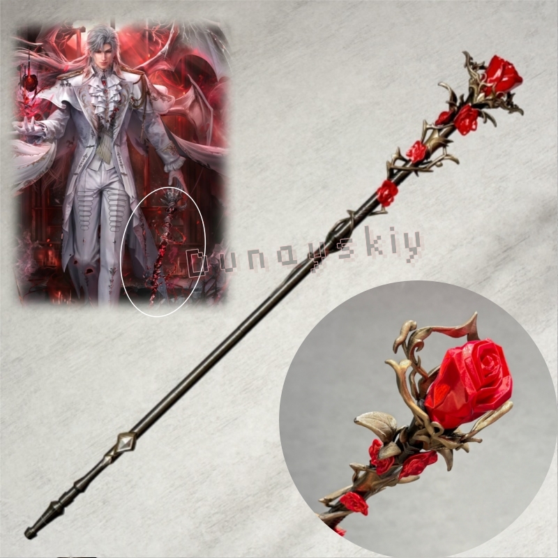 Sylus Staff Silver Wing Demon  - огляд і ціна Cosplay Prop 3D Print