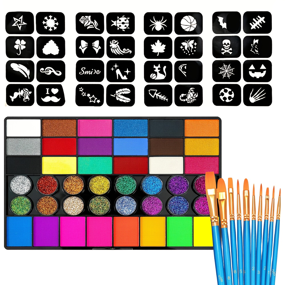 42 Colors Face Body Paint Pale - огляд і ціна Cosplay Prop Paint