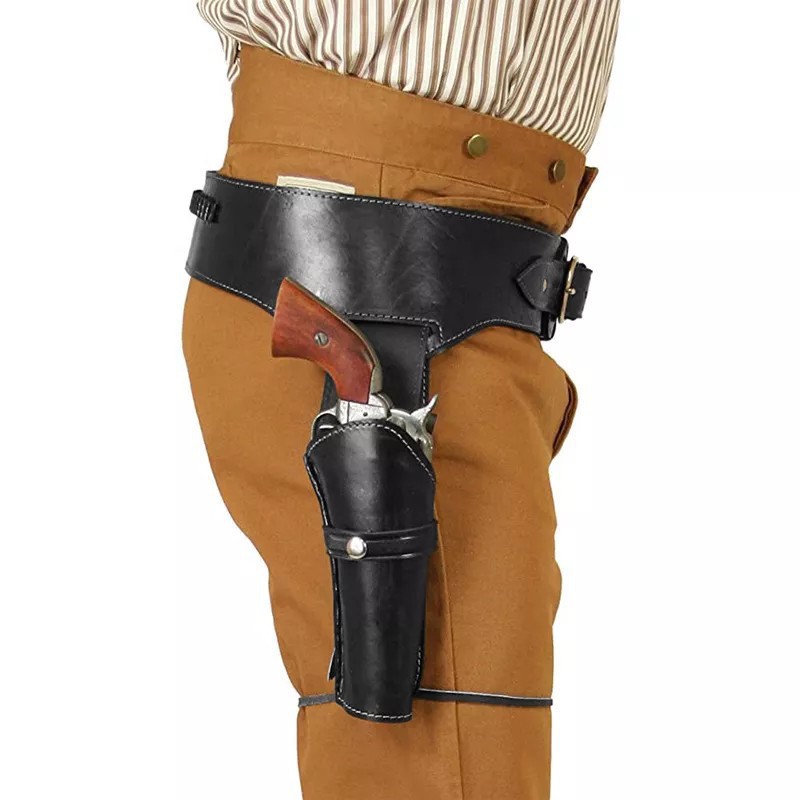 Vintage West Cowboy Thigh Hols - огляд і ціна Cosplay Prop Pistol