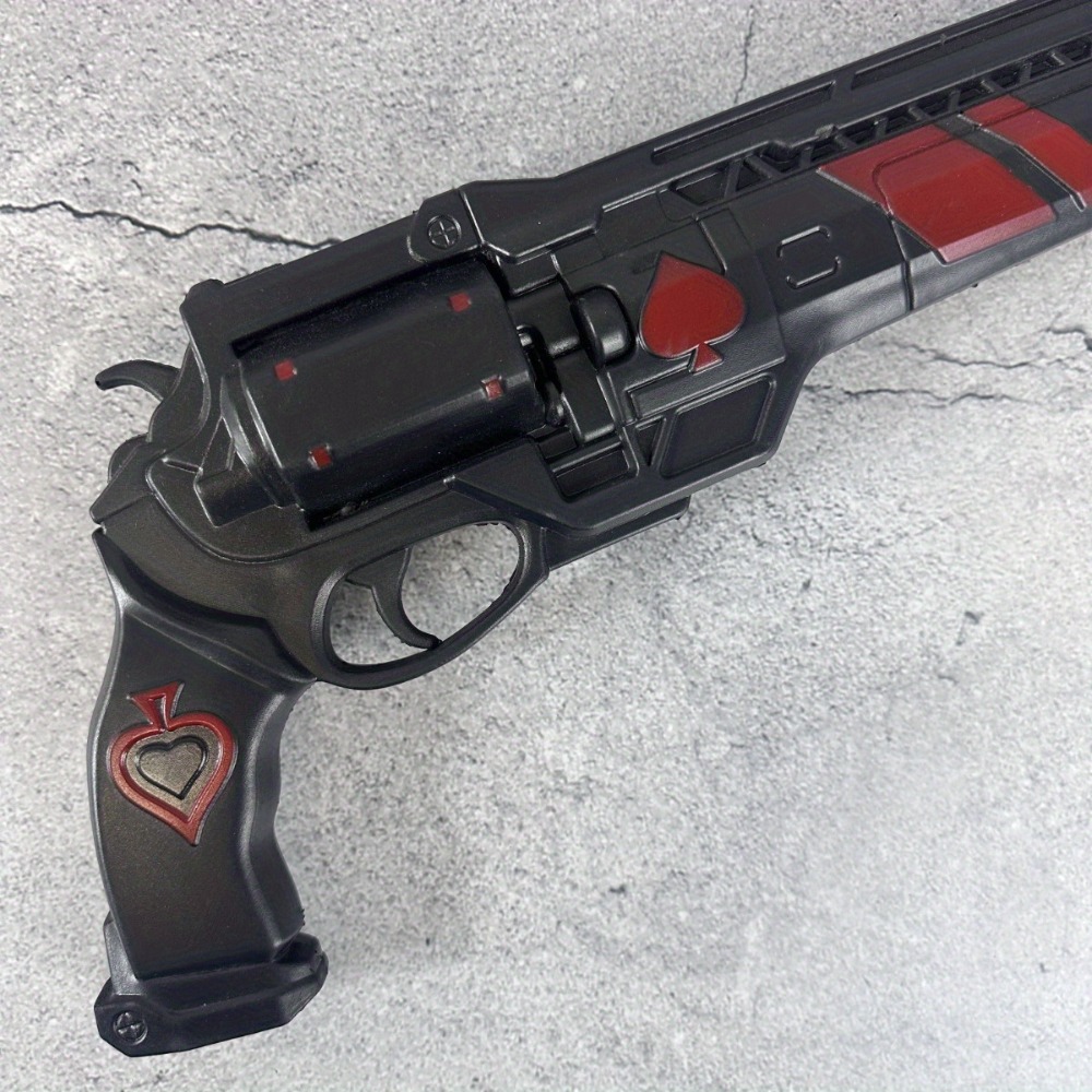 15inch PU Pistol Spades Gun Ka - огляд і ціна Cosplay Prop Pistol